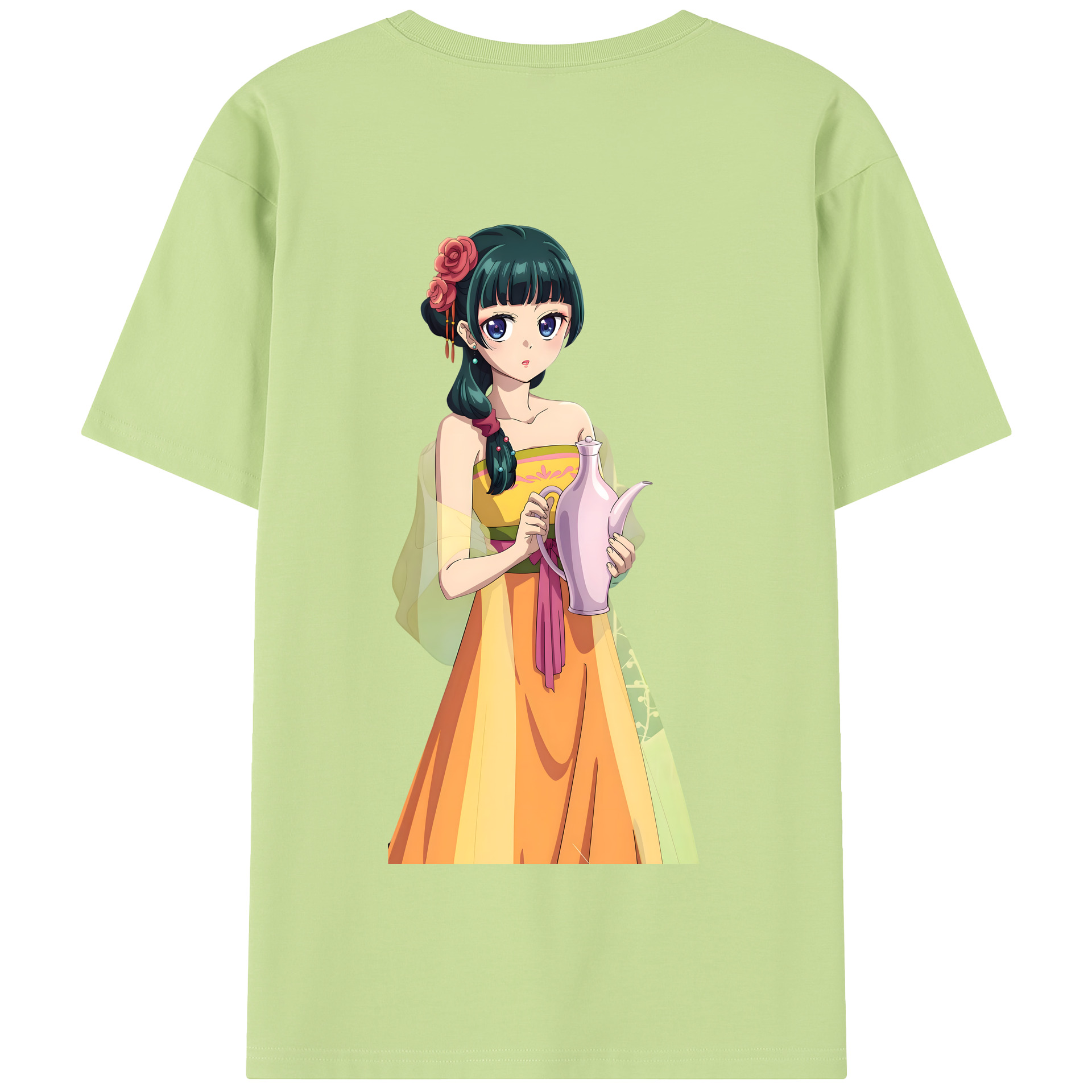 （画像用） 薬屋のひとりごと The Apothecary Diaries 綿100％半袖Tシャツ（背面プリント）